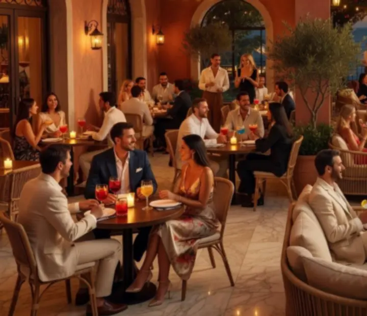 Večernja atmosfera događanja u AtelSea casino restoranu