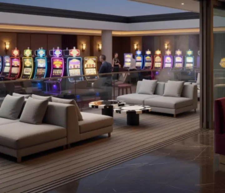 Elegantni casino ambijent i terasa AtelSea restorana